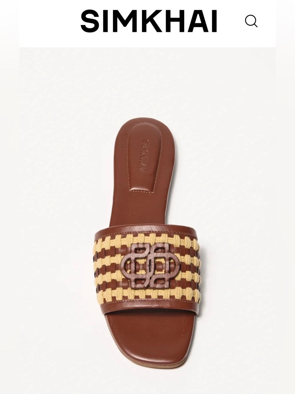 Like new! SIMKHAI Delphi Rope woven sandal. Size 39.